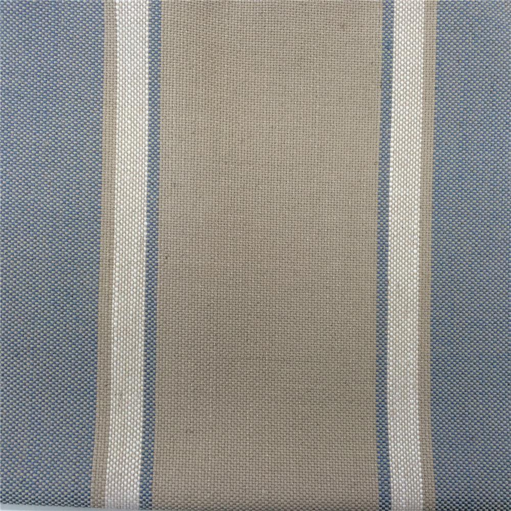 MJD Fabric CONTINENTAL-DELFT, WOVEN/LINEN LOOK STRIPE